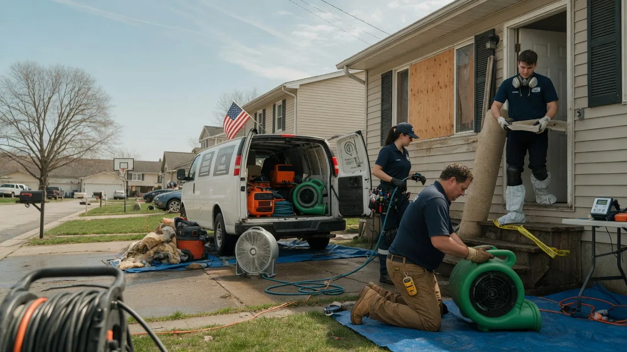 Water Damage Restoration in Boody, IL near me